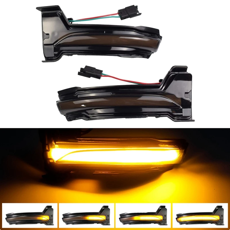 

Car Dynamic Blinker LED Amber Turn Signal Light Side Rear-View Mirror Lamp For Ford Focus Mk4 Ab Bj 2019-2020