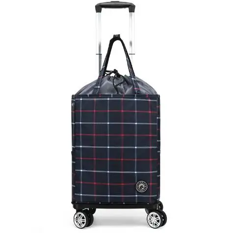 women thermal grocery bag with wheels water proof supermarket Wheeled rolling shopping bag women buy vegetables bag on wheels