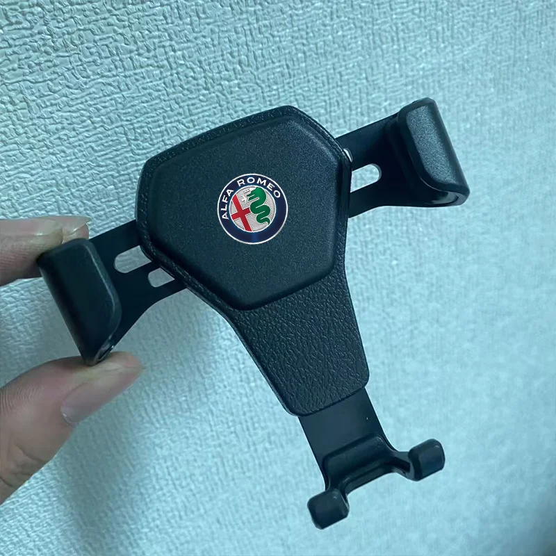 Car Phone Holder Gravity Sensing Auto Grip Universal Bracket For Alfa Romeo 4C 159 Spider Giulia 156 Tonale Mito 147 GT 166 gt