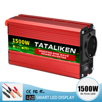 600-3000W Modified Sine Wave Inverter 12V DC to AC 220V power inverter  painel solar