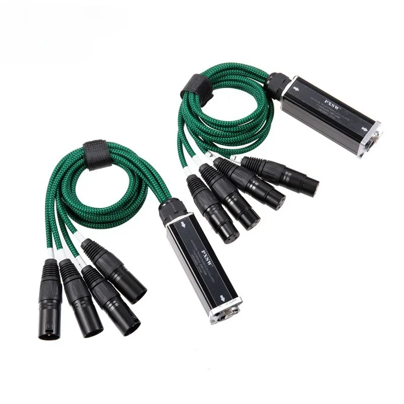 Imagem -02 - Masculino Fêmea Rj45 para Xlr Cabo de Áudio Dmx Divisor para Extensão de Rede de Palco ou Gravação de Estúdio Cabos Aux Dropship