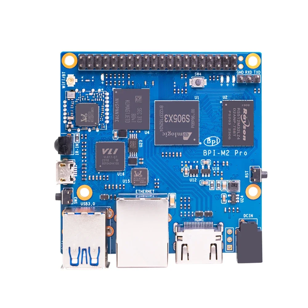 TopElec Banana PI BPI-M2 Pro Amlogic S905X3 Quad Core Processor 2GB LPDDR4 RAM 16GB EMMC Raspbian Image Support Electronic Contr