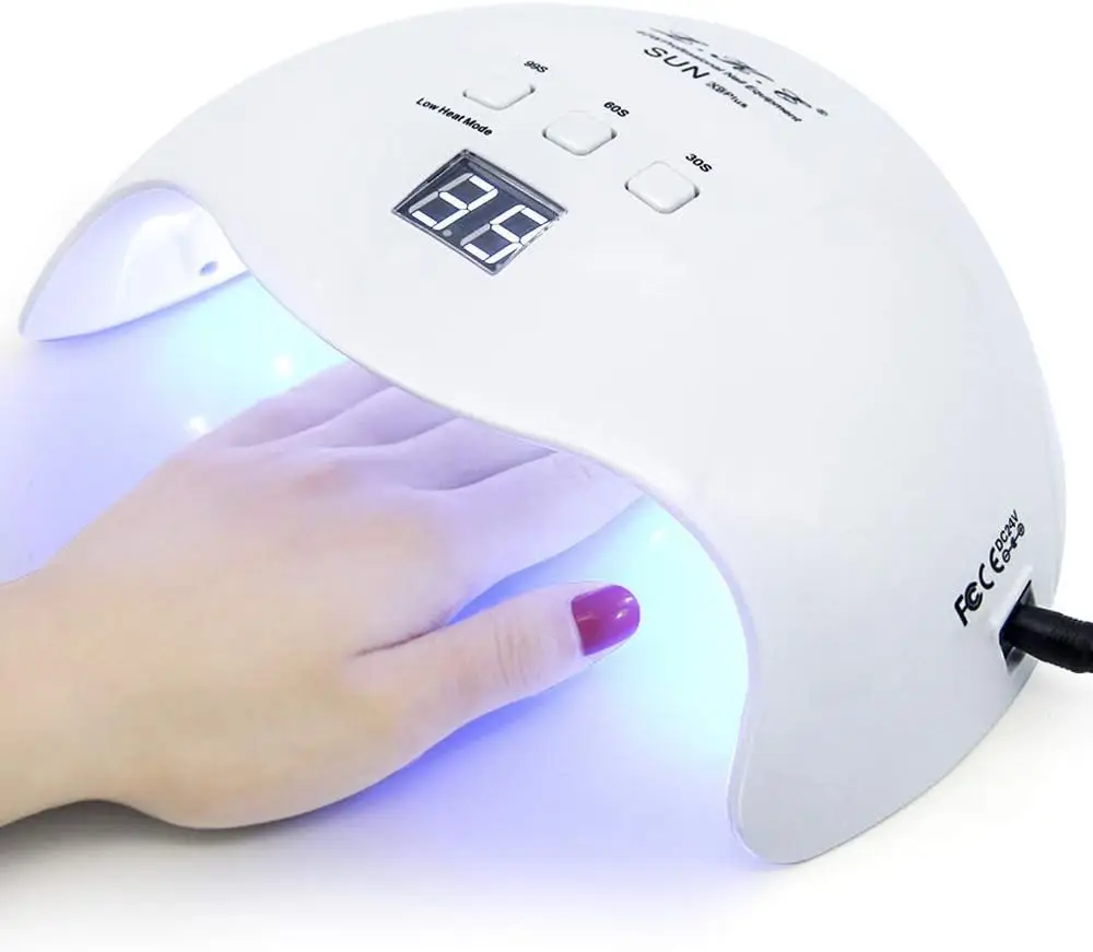 

40W UV LED Nail Lamp with 3 Timers & Smart Sensor, Professional Gel Polish Dryer for Home Salon Use