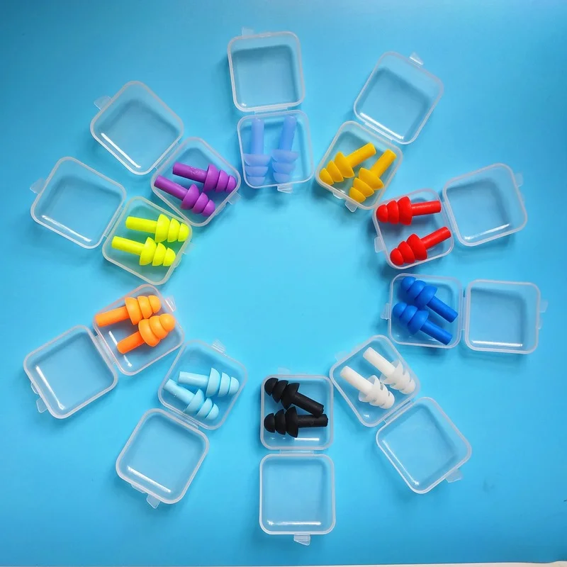 10 Pairs Silicone Ear Plugs Sound Insulation Ear Protector Anti Noise Snore Comfortable Sleeping Earplugs For Noise Reduction