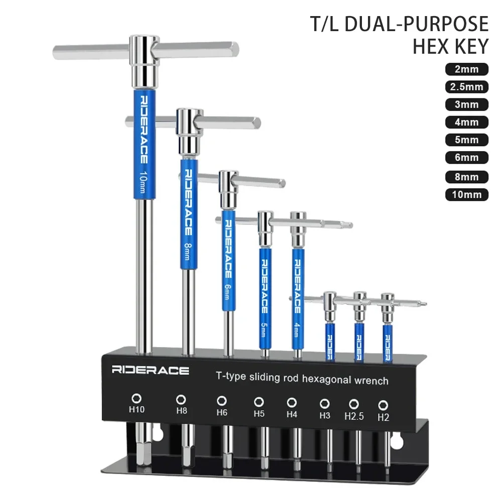 

Модернизированный набор шестигранных ключей для ремонта велосипедов - стальные шестигранные ключи CRV, размеры 2/2,5/3/4/5/6/8/10 мм, новые инструменты для обслуживания велосипедов