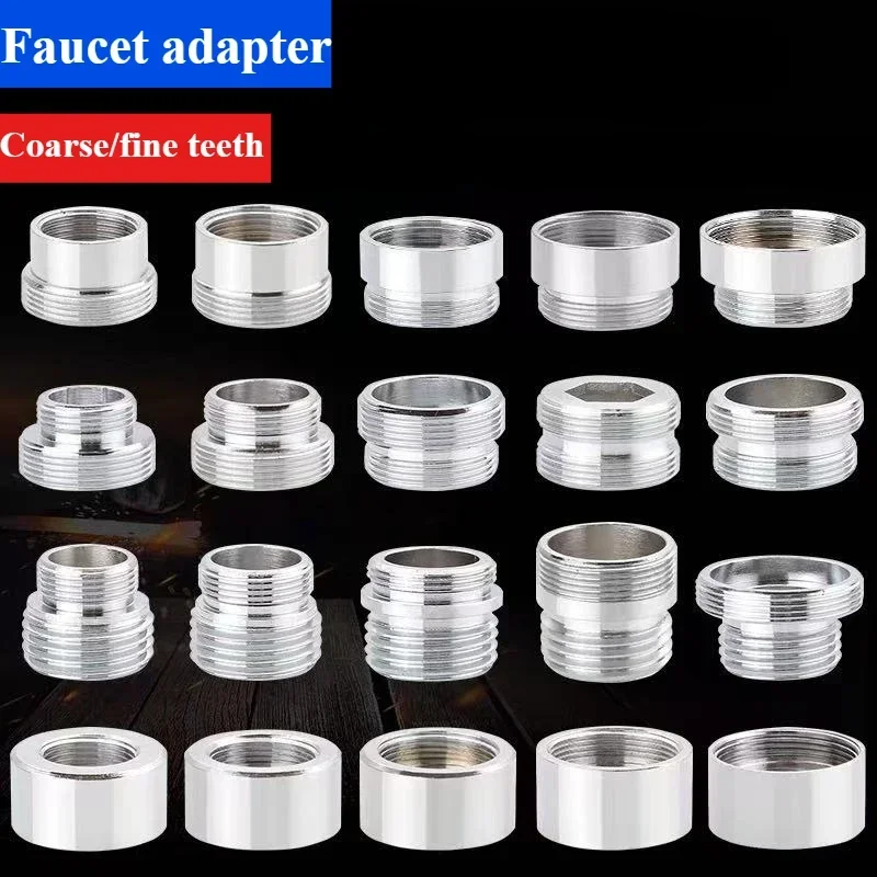 

Адаптер для фильтра для воды от 16 до 32 мм, кухонный кран, экономия крана, разъем для аэратора, металлические аксессуары для ванной комнаты с шайбой