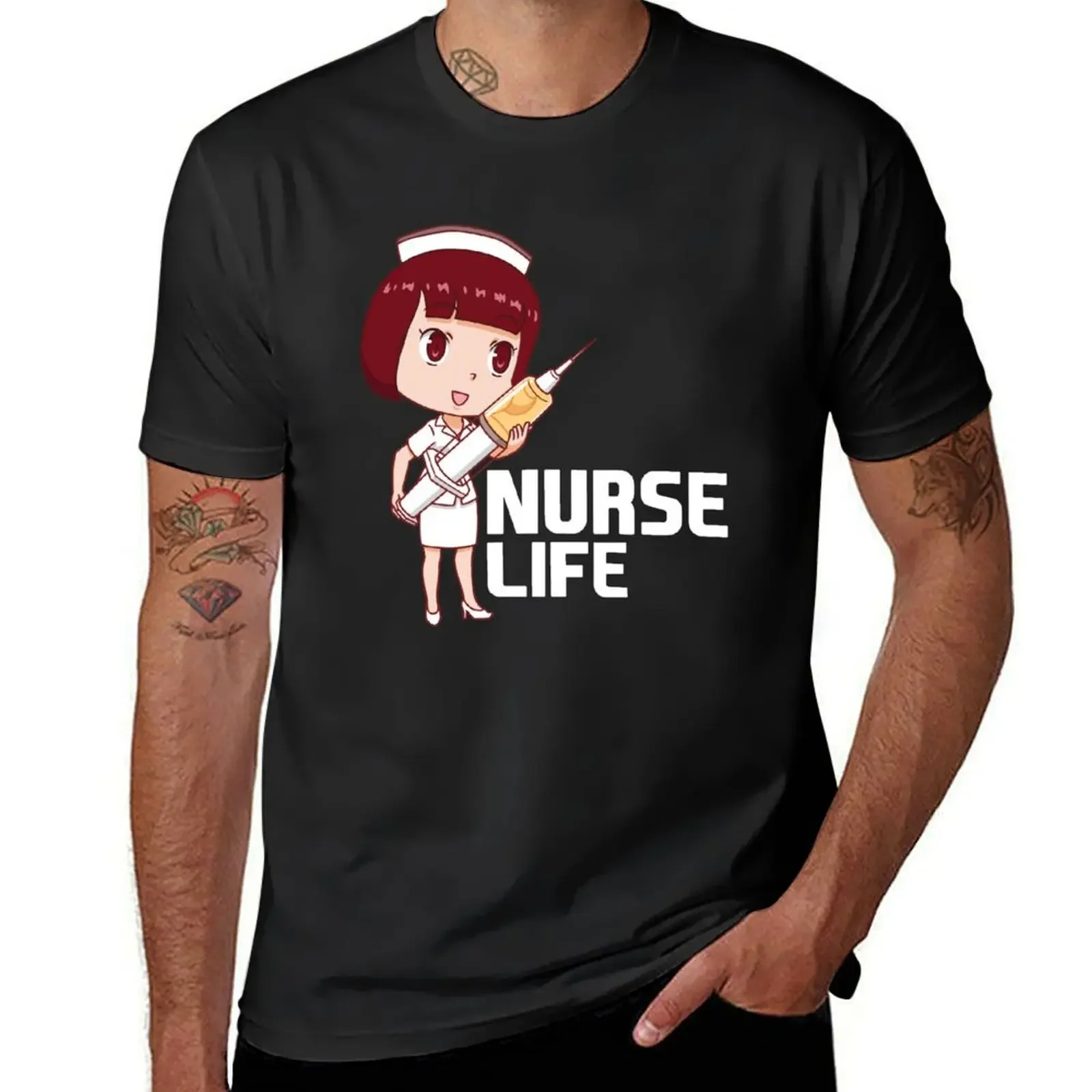 Love Nurse Life T-Shirt hippie clothes heavyweights tshirts for men