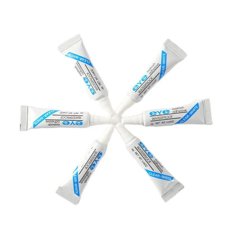 100 PCS Wholesale 4g/7g Eye Lash Glue White Clear Long Lasting for Strip and Tufted Eyelashes Lash Lift Extension Glue