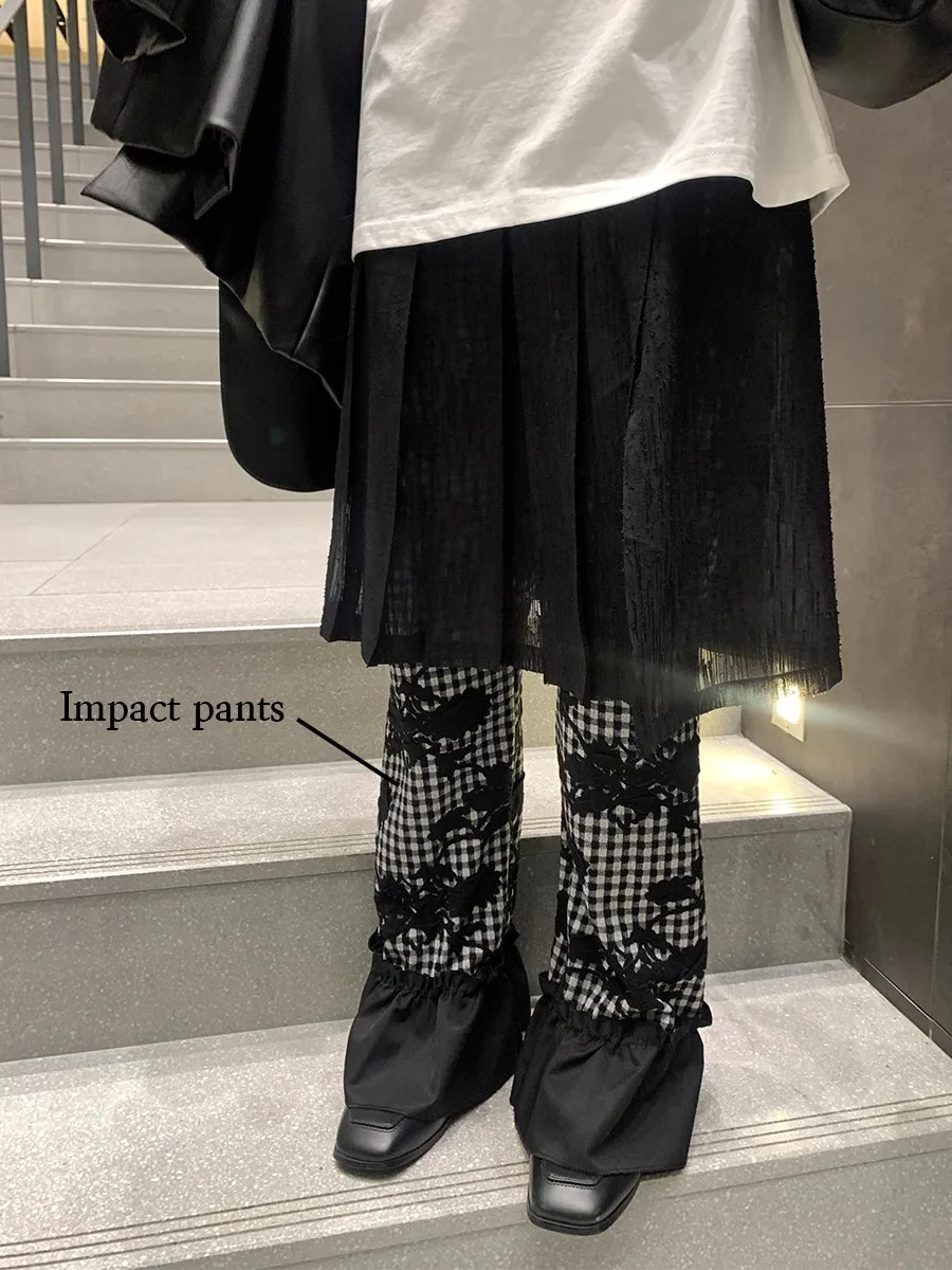 

Повседневные брюки с цветочным принтом в стиле ретро, прямые брюки с высокой талией, длинные брюки с эластичной резинкой на талии, персонализированные брюки для женщин