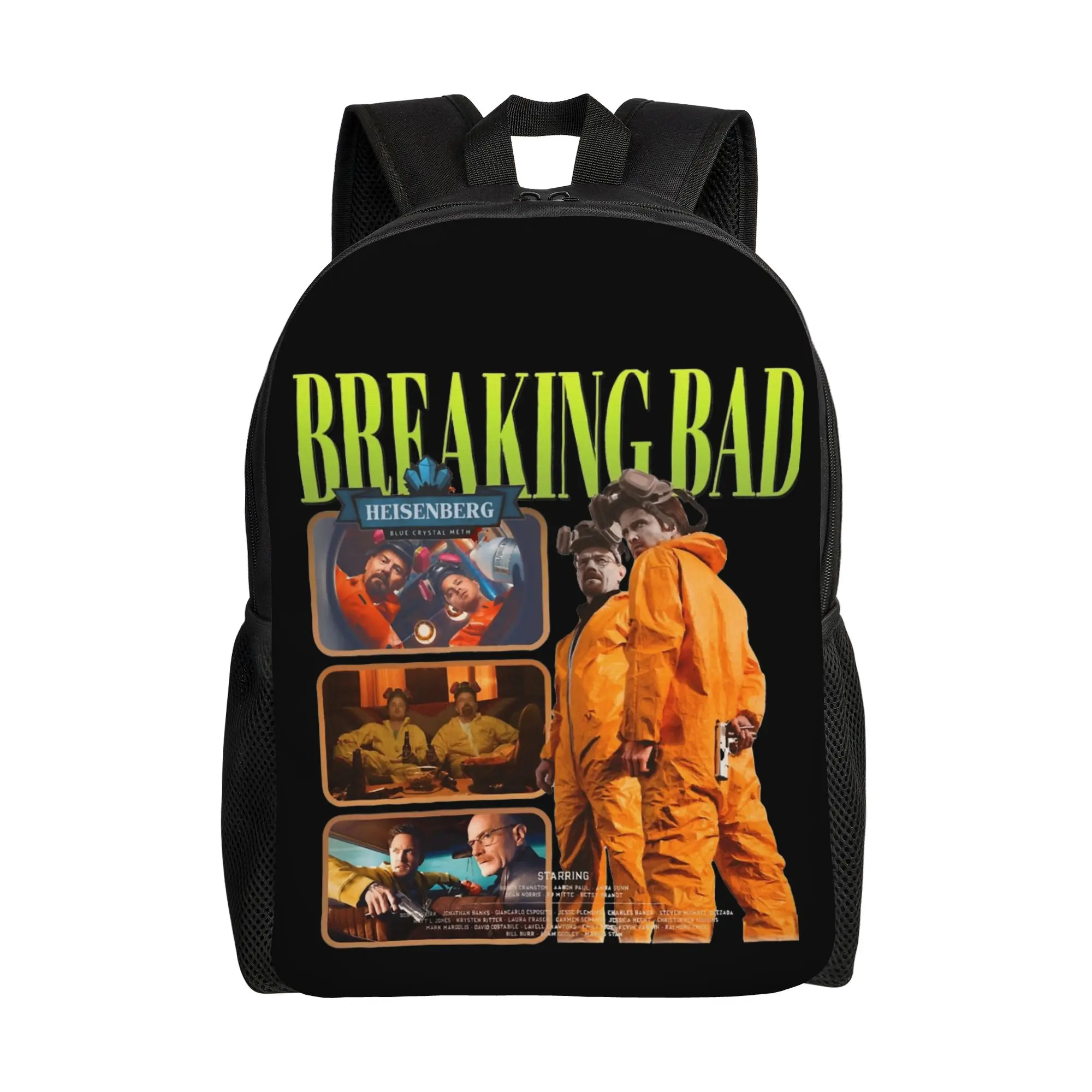 

Рюкзак Breaking Bad для мужчин, женщин, подростков, для старшей школы, походов, путешествий, винтажный, в стиле 90-х, студенческий, холщовый, для активного отдыха