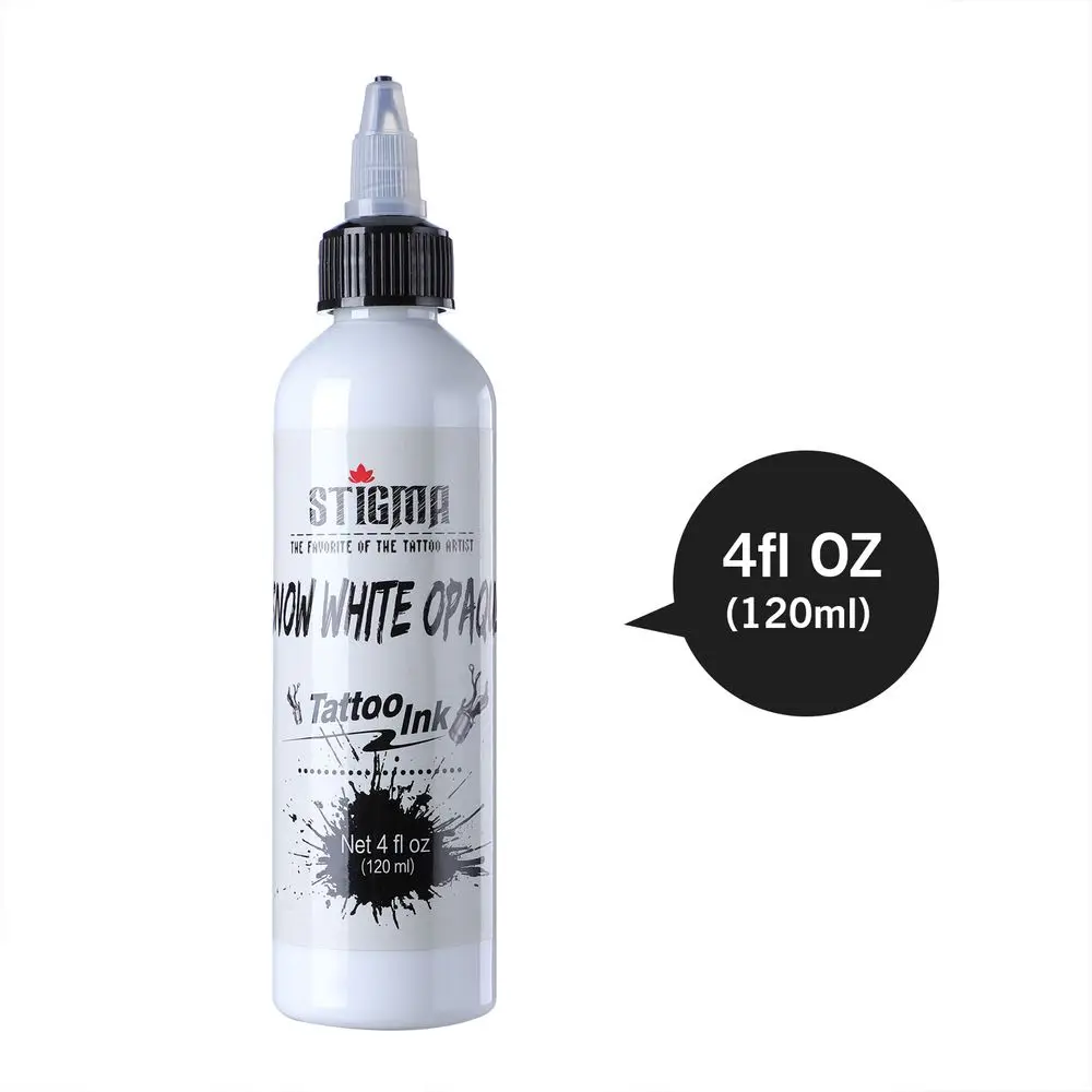 120ml/Bottle Professional White Tattoo Ink For Body Art Permanent Natural Plant Pigment Beauty Art Tattoo Ink Supplies