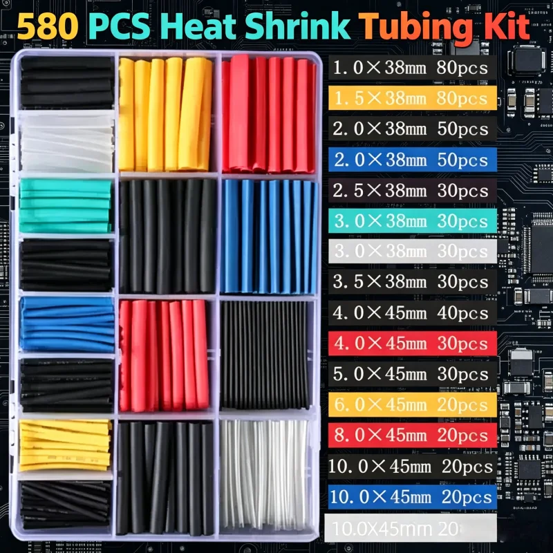 kit-de-tubos-termoencolhiveis-580-pecas-2-1-conjunto-sortido-de-tubos-de-protecao-de-cabos-isolados-em-poliolefina-para-reparo-de-fiacao-eletrica