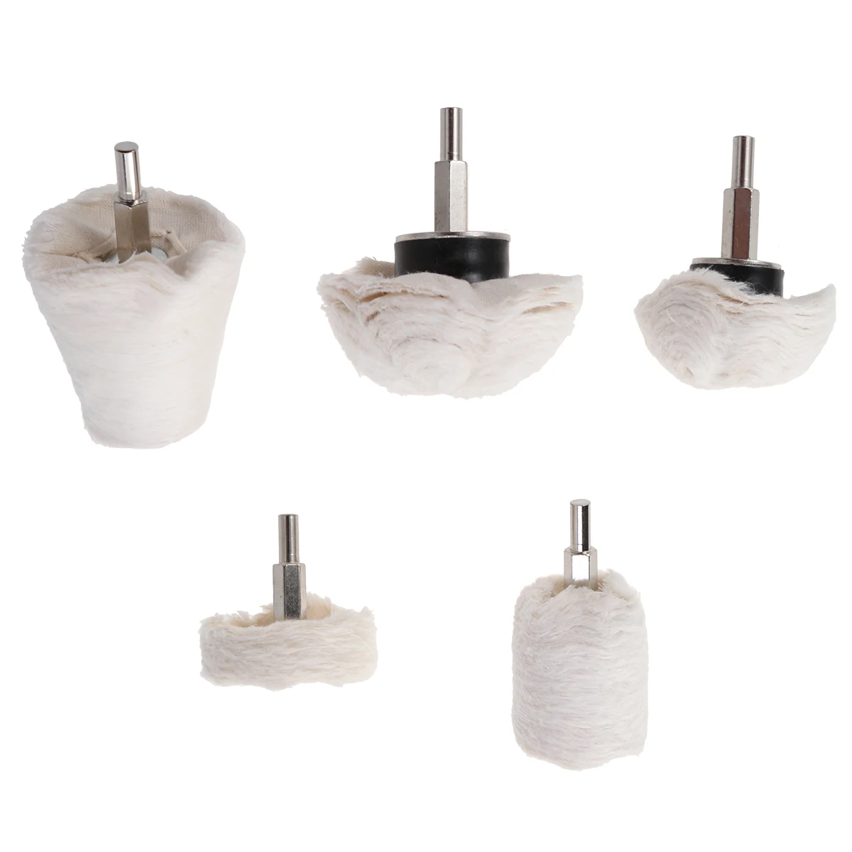 

5 Pcs T Shape Cloth Polishing Wheel Versatile And Reliable For Polishing Recessed Areas In Multiple Industries
