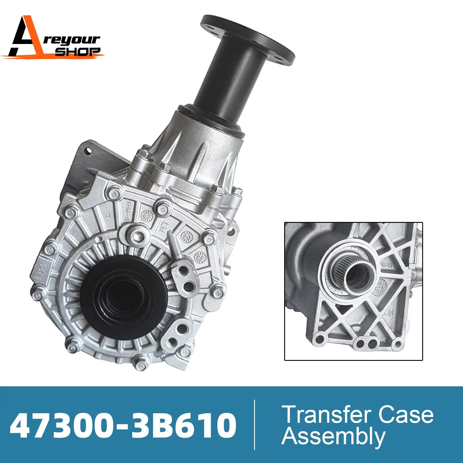 Areyourshop Transfer Case Assembly 47300-3B610 for Hyundai Kia Sportage 2010 2011 2012 2013 2014 2015 2016