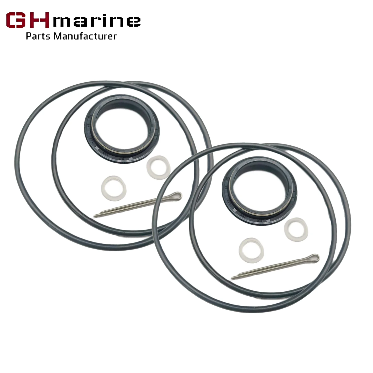 2 Sets Prop Shaft Seal Kit For Volvo Penta OMC Cobra 1991-1993 341281 305123 336565 306394 311598 With Cotter Pin Marine New