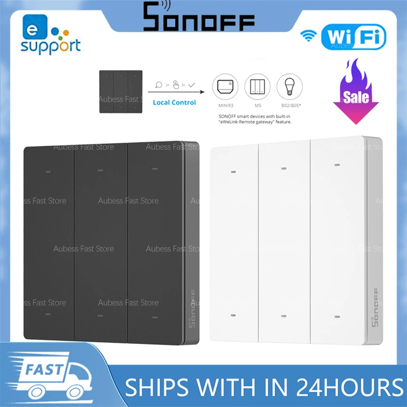 SONOFF Switch Man R5 Scene Controller 6-Key Wireless Remote Controller Smart Home Via EWeLink Remote Control Smart Switch