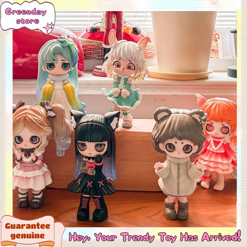 حار كيكي الخيال متجر الحيوانات الأليفة سلسلة صندوق أعمى العصرية لعبة مجسمة دمية تمثال القوطية نمط تمثال لطيف حلية سر هدية فتاة كي #1