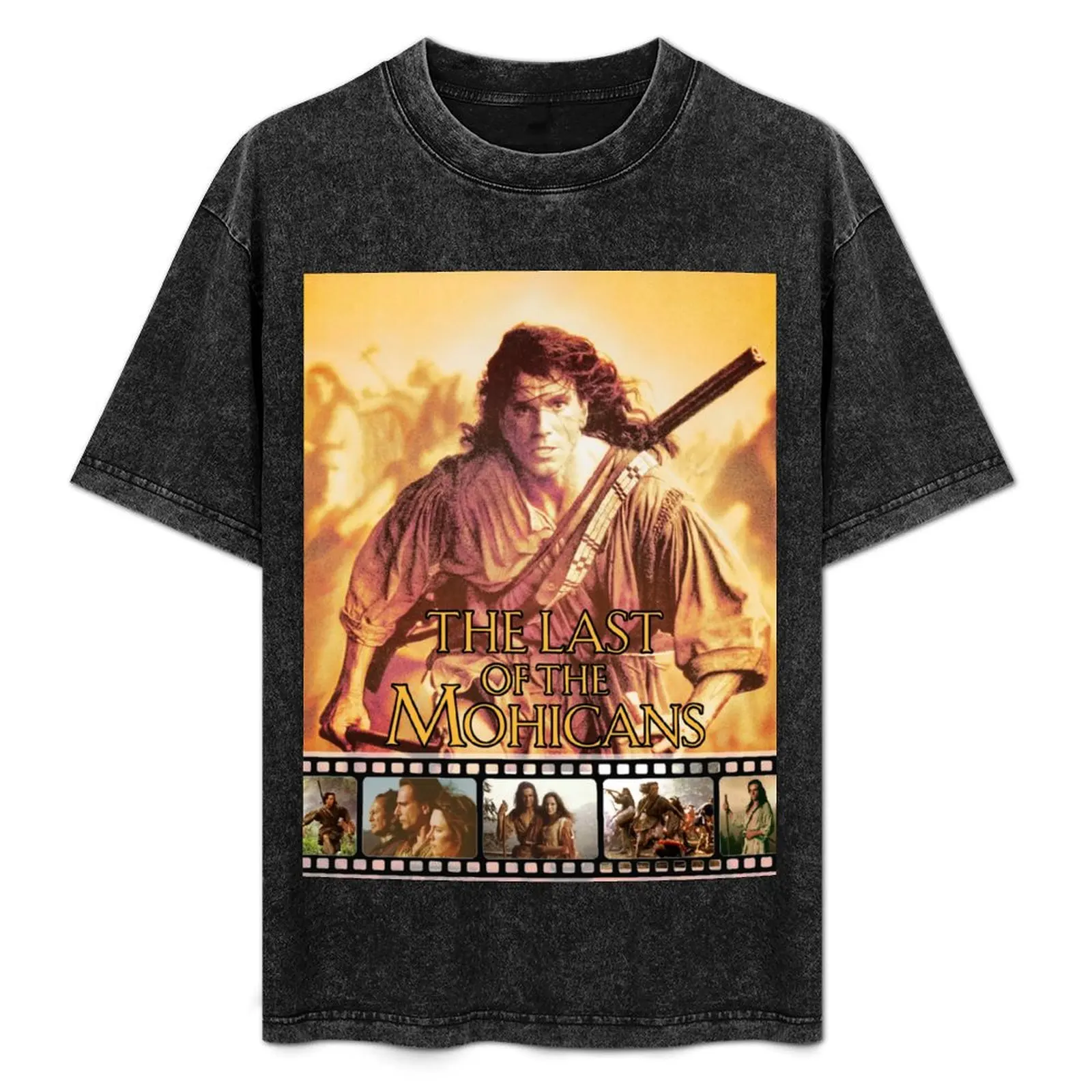 

The Last Of The Mohicans Retro Poster T-Shirt anime figures sweat t shirts for men pack