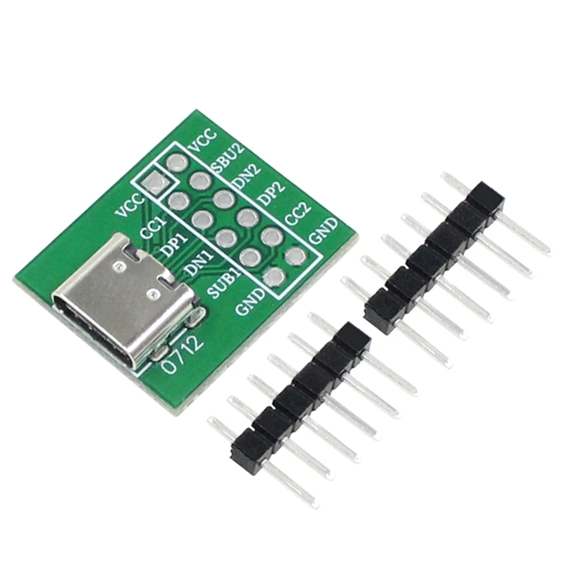 TYPE-C USB Transfer Pin Test Board Converter TYPE-C Female Adapter Board Module Converter Converter