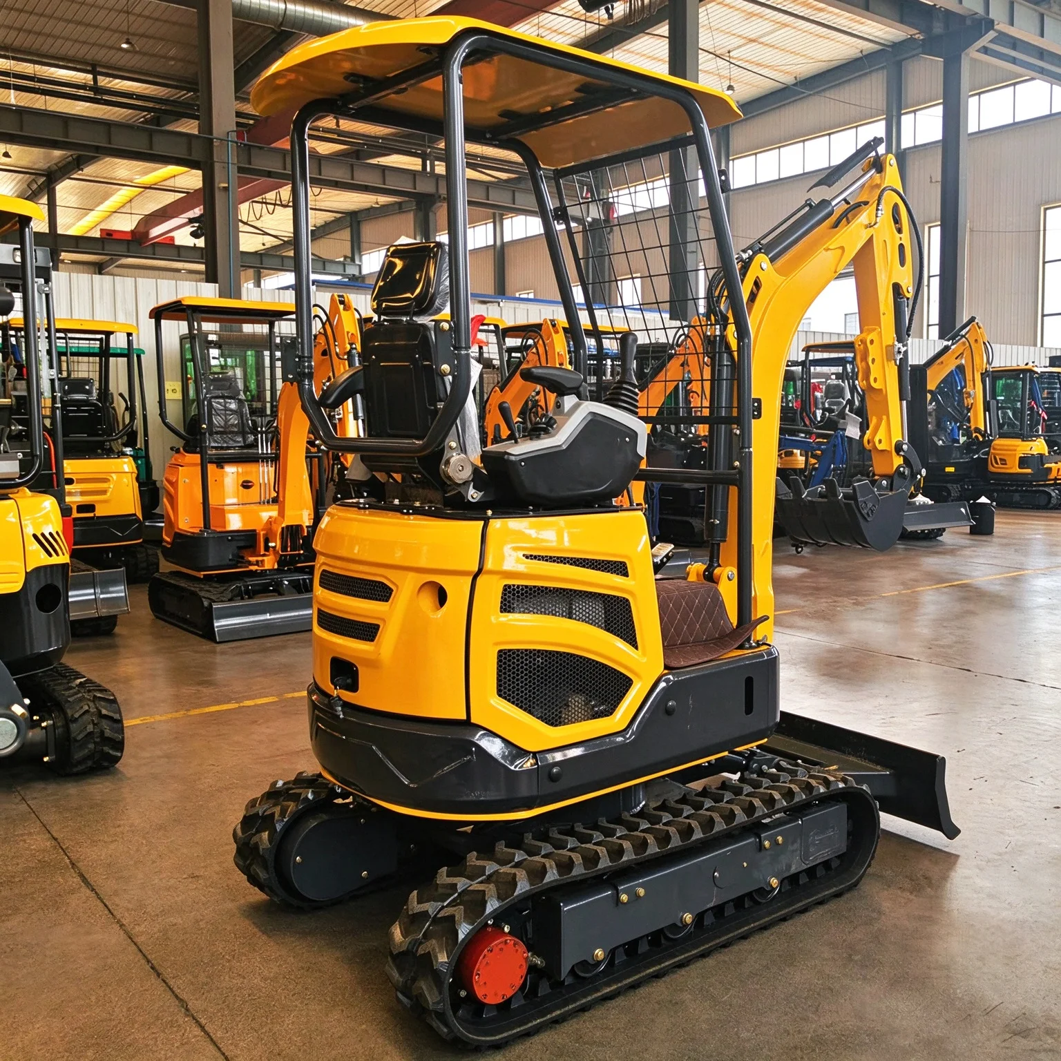 Multifunctional 1.8 Ton Mini Excavator Crawler Digger Hydraulic CE EPA Customized High Efficiency Machine