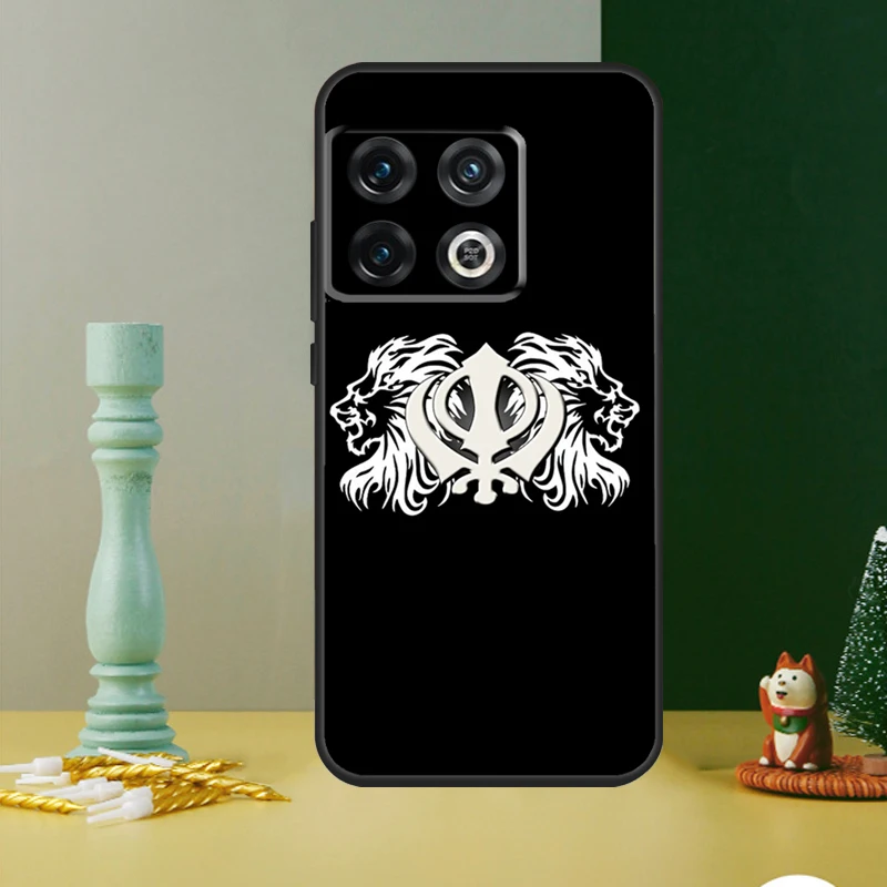 Khanda Sikh 기호 케이스 OnePlus Nord CE 2 3 4 Lite N20 N30 9 10 Pro 8T 9RT 10T 10R 12 11 12R 13 13R 커버