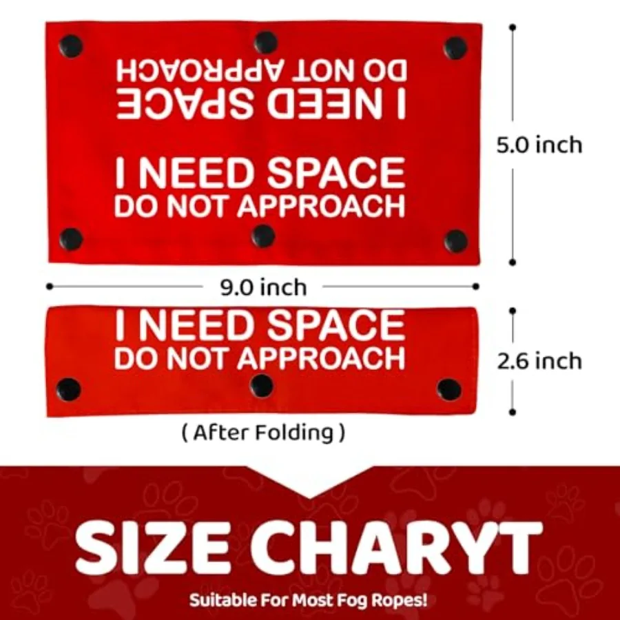 أحتاج إلى مساحة لا تقترب مقود الحيوانات الأليفة للكلاب، غلاف مقود مضحك لمحبي الكلاب الأليفة، هدية باللون الأحمر