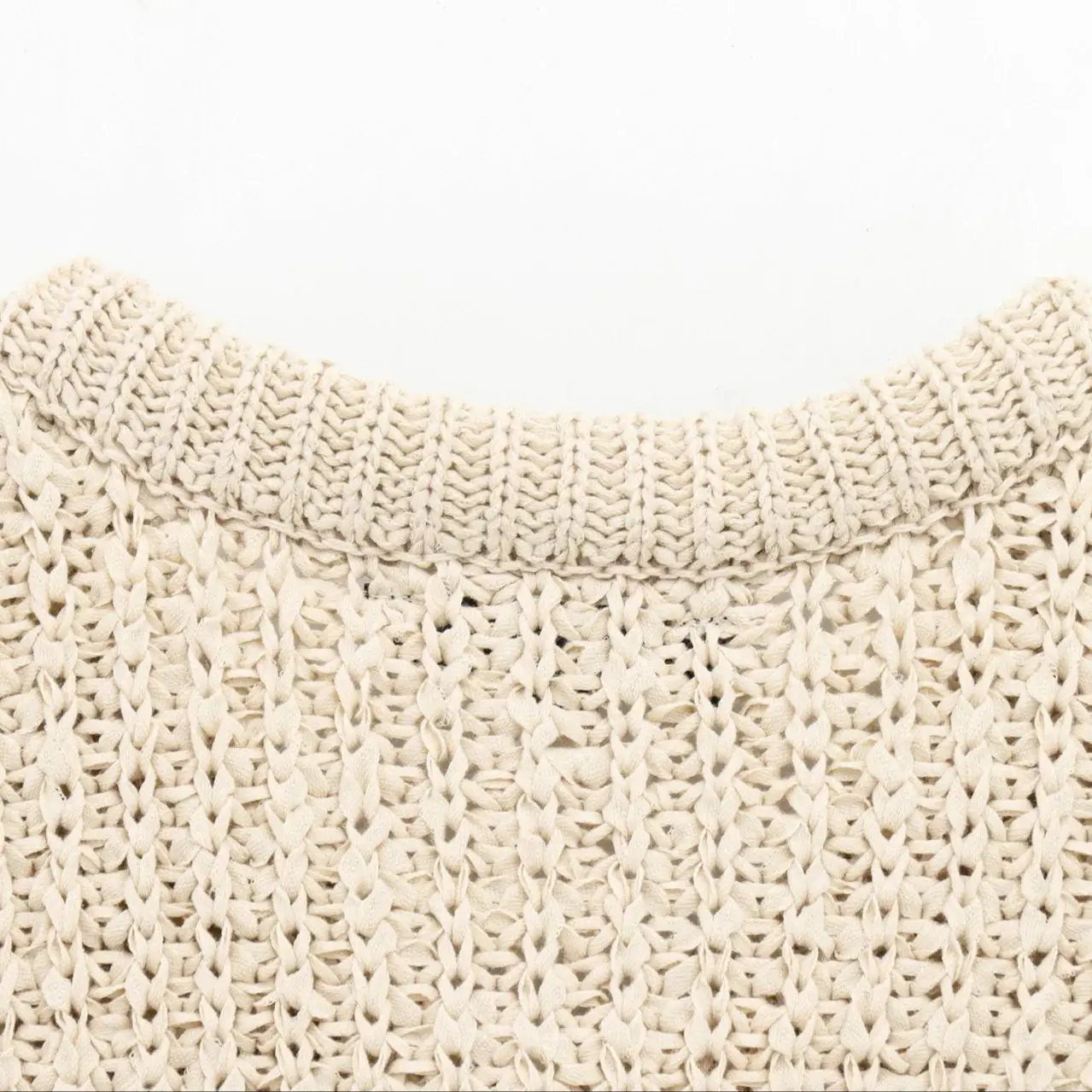 Maglione lavorato a maglia con lacci da donna con fiocco o-collo maniche corte monopetto orlo elastico solido semplice top primavera nuovo maglione chic