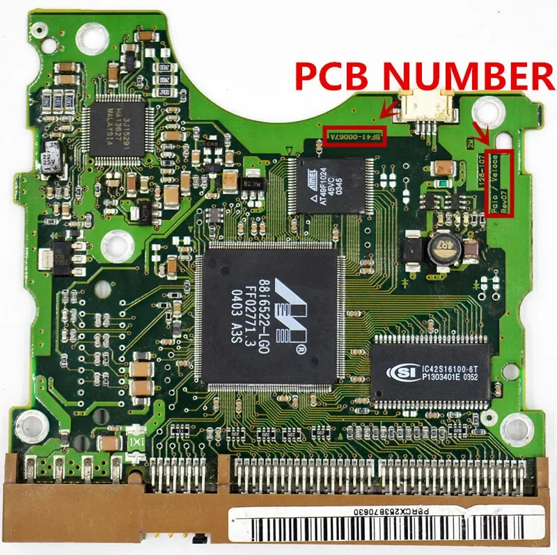 

SA Desktop hard disk circuit board /Board Number: BF41-00067A 126-107 2M POIO/ VeIoce Rev07