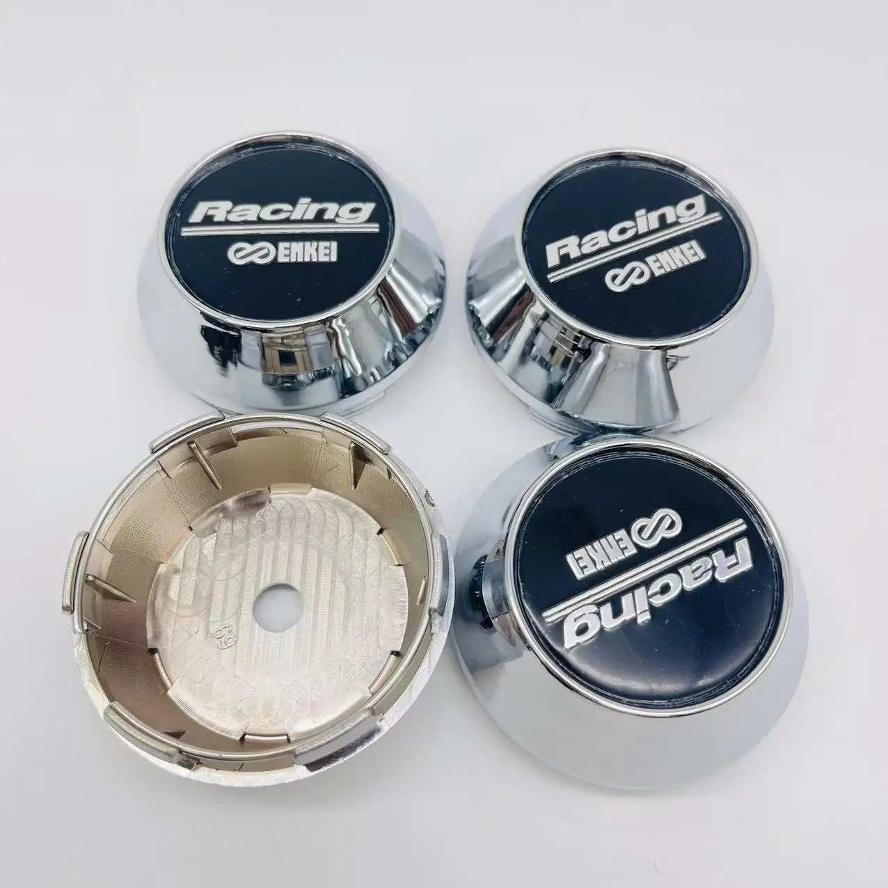 4pcs 60mm 64mm 65mm 68mm 69mm Car Wheel Center Caps High Cap With ENKEI Emblem Logo Styling Accessories for ENKEI Rim Hub Cover