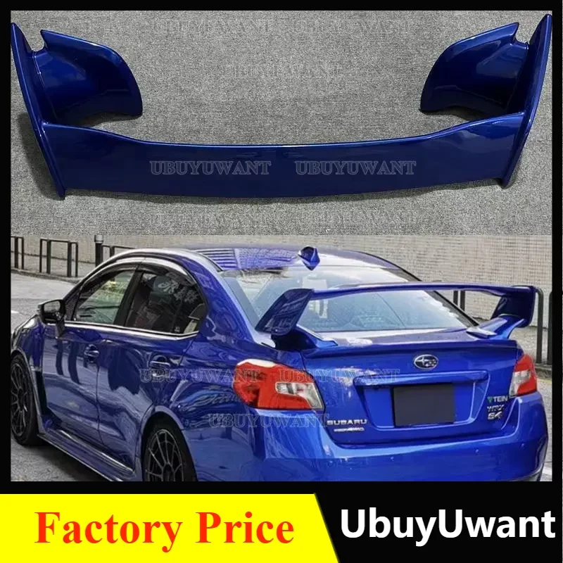 

Спойлер для Subaru Impreza 2007-2016 Impreza WRX стиль STI спойлер из АБС-пластика заднее крыло автомобиля цветной задний спойлер