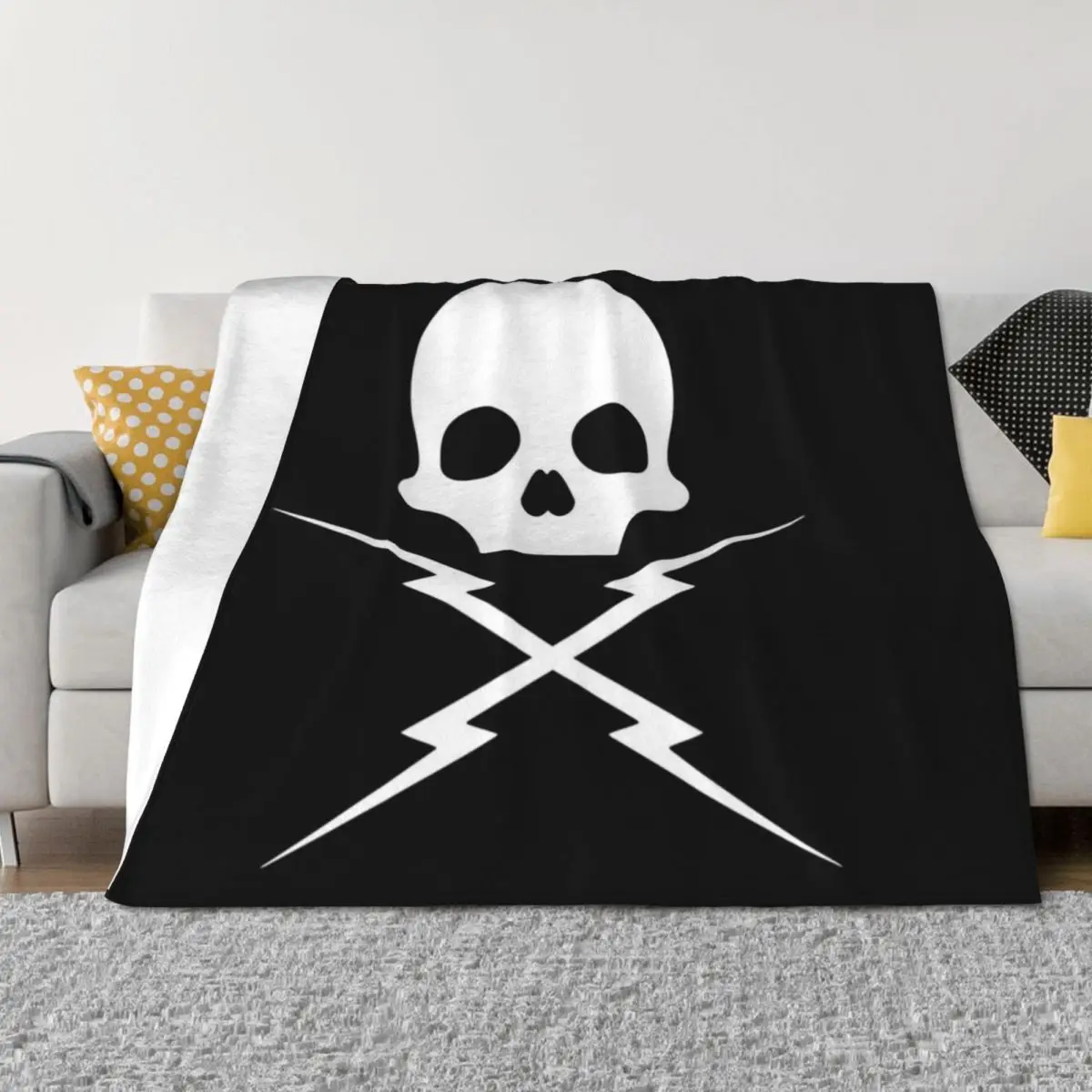 

Death Proof Skull Throw Blanket Decoratives Weighted Extra Large Throw Shaggy Blankets