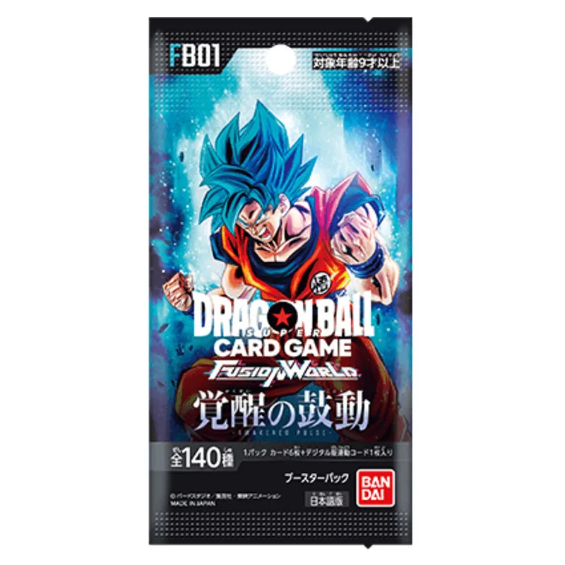 Dragon Ball TCG Card Game Japanese FB01/FB02 Original Awakening Encouragement Supplement Package Card Battle