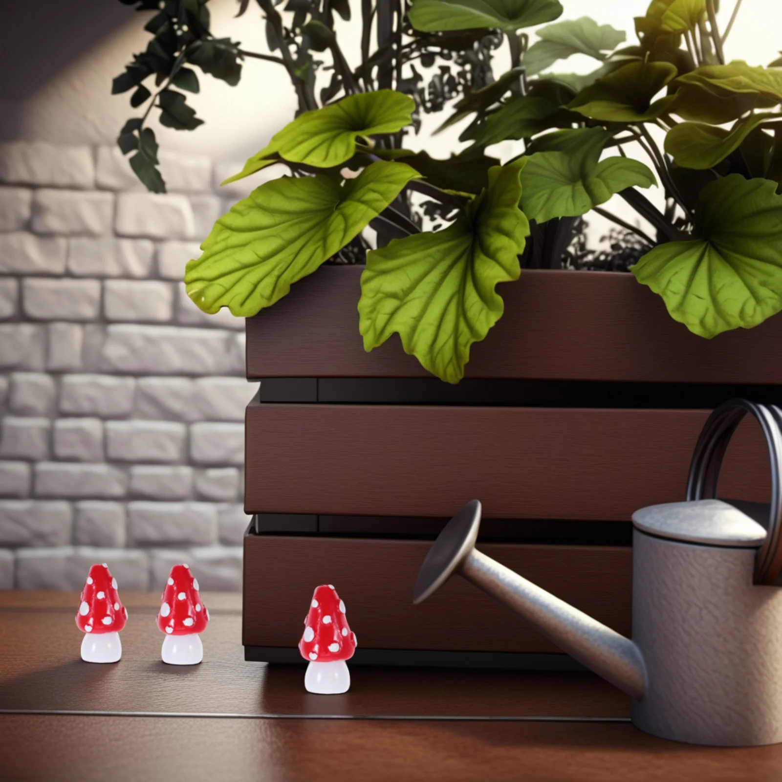 

20Pcs Glow in The Dark Miniature Mushroom Ornaments Resin Luminous Fairy Garden Bonsai Aquarium Decor Fairy Garden Mushrooms