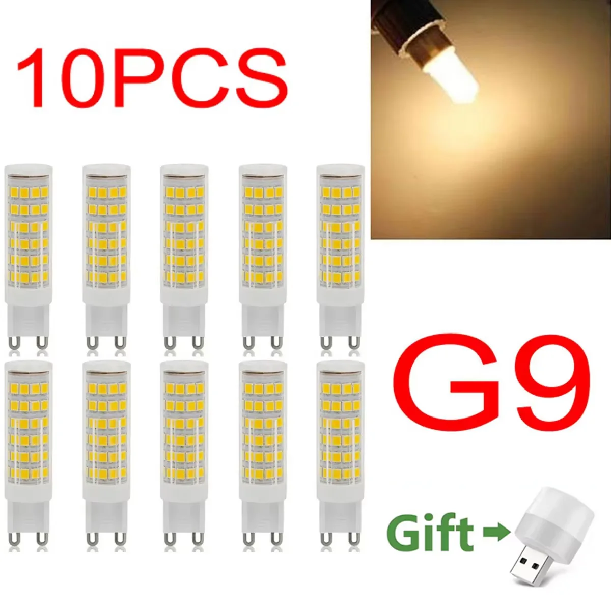10Pcs/Set G9 25W Ac… - image