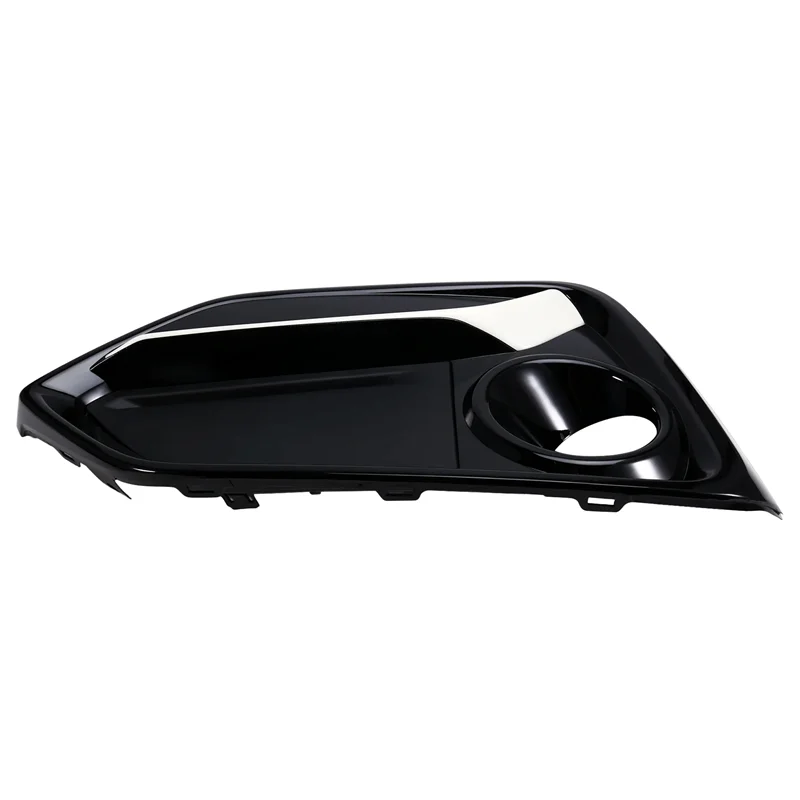 Picture 3: X39A-Left Front Bumper Fog Light Cover Trim Headlights Covers Frame Hole For Honda Civic Type R 2017-2021