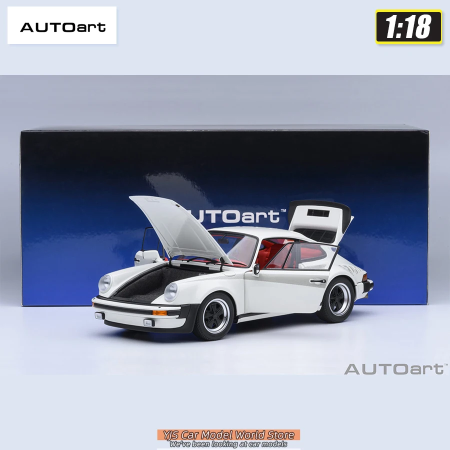 AUTOART Car Model 1/18 78113 Porsche 911 Turbo 3.0 930 Car Model Collection Static Ornament