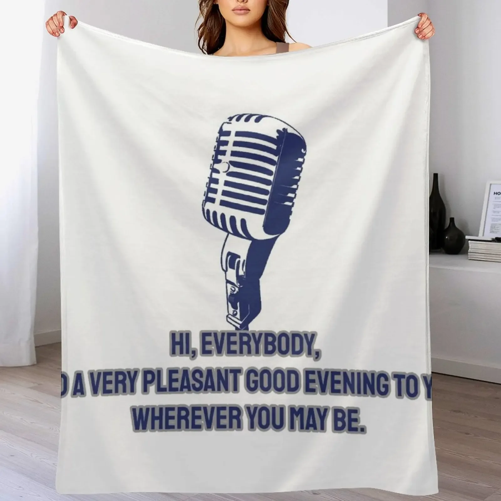Vin Scully Quote Throw Blanket Cozy Throw Blanket for Bed Sofa Chair