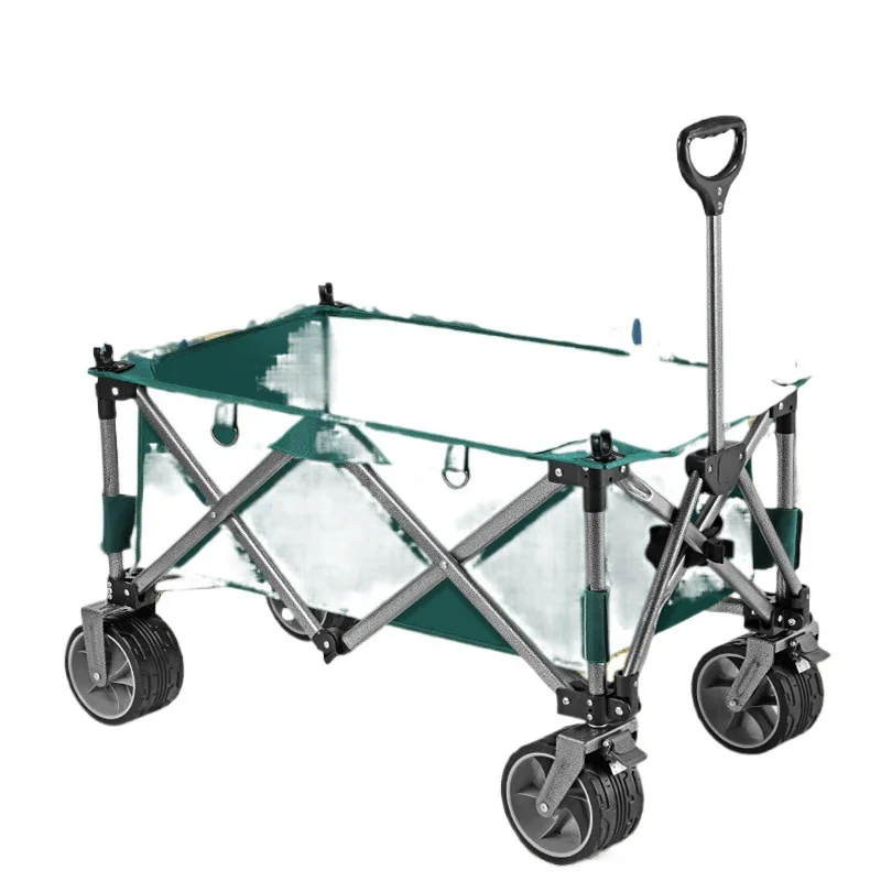 

Outdoor camping, base travel folding trolley, shopping stall trolley