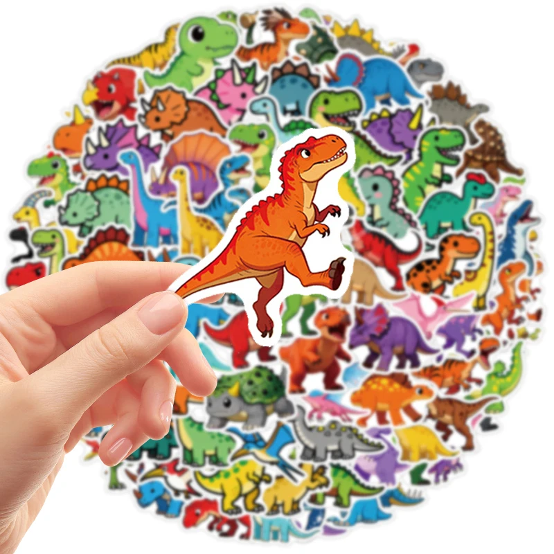 100PCS Cute Dinosau… - image