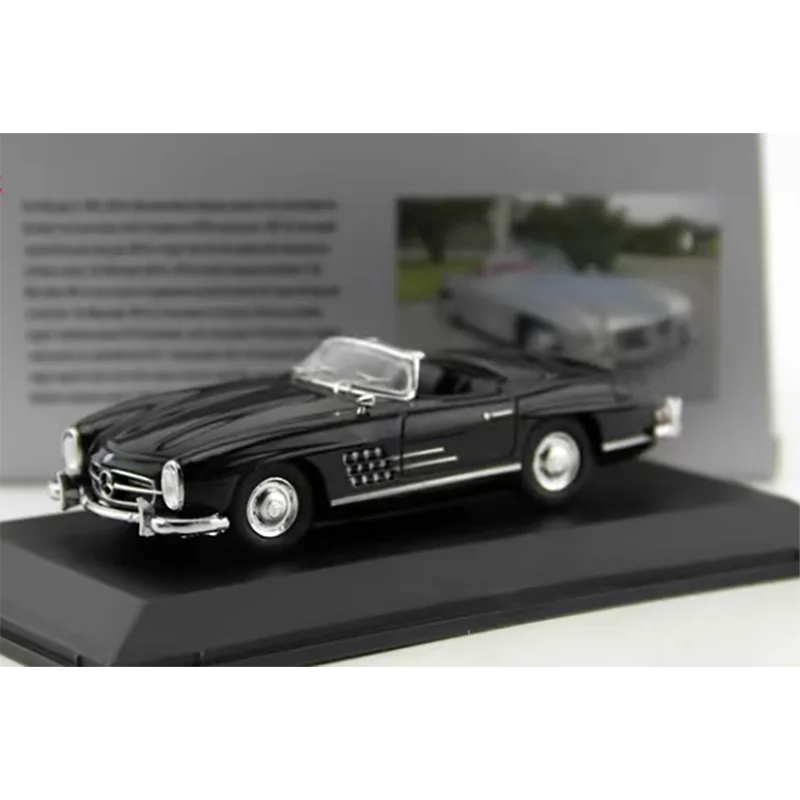 Diecast 1:43 Scale Benz's 300 SL Vintage Car Convertible Alloy Simulation Car Model Adult Collection Boy Holiday Gift Toys