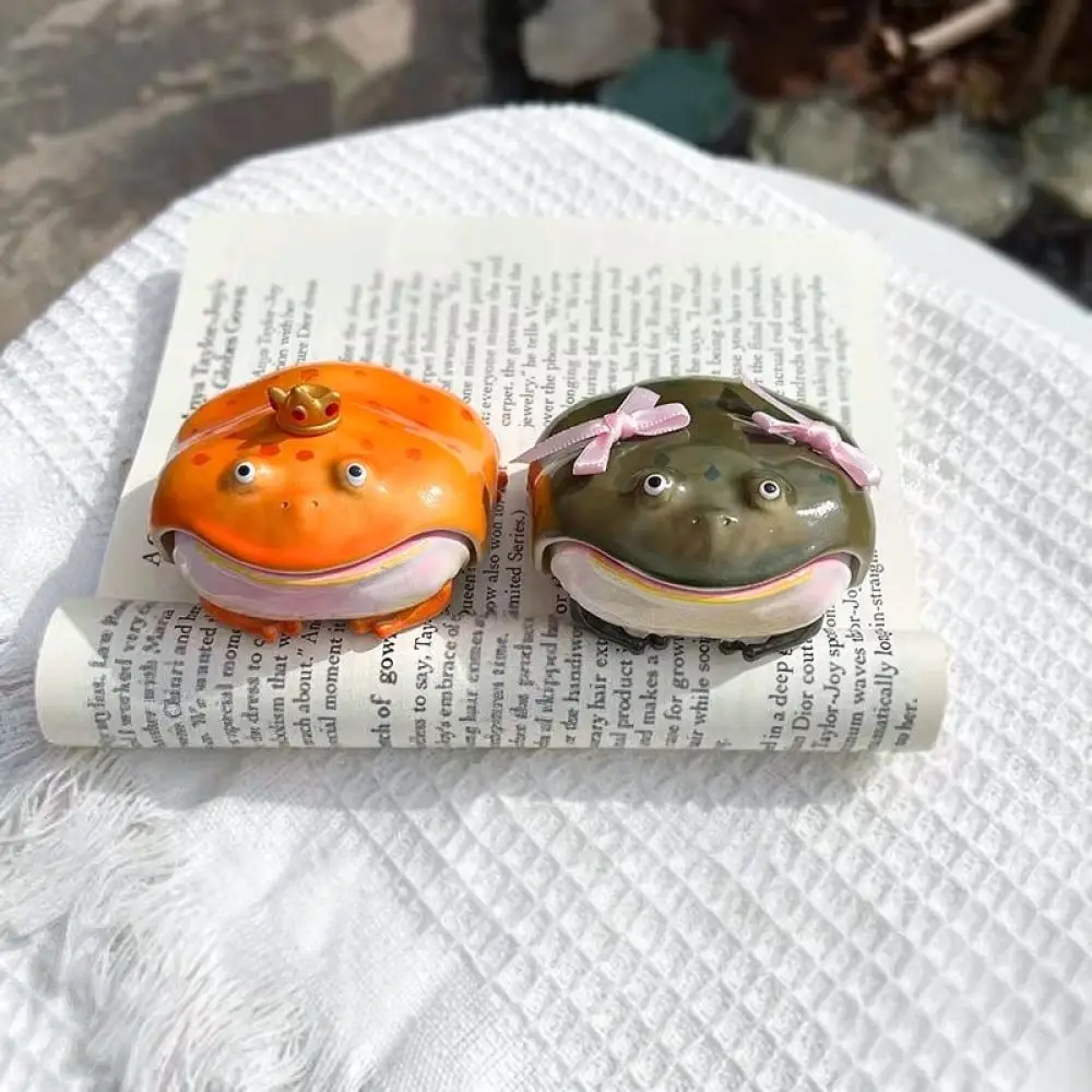 3D Toad Pattern Earphone Skin For Apple Airpods Pro 1 2 3 4 Creative Resin Protective Cute Frog Charging Case Accessory