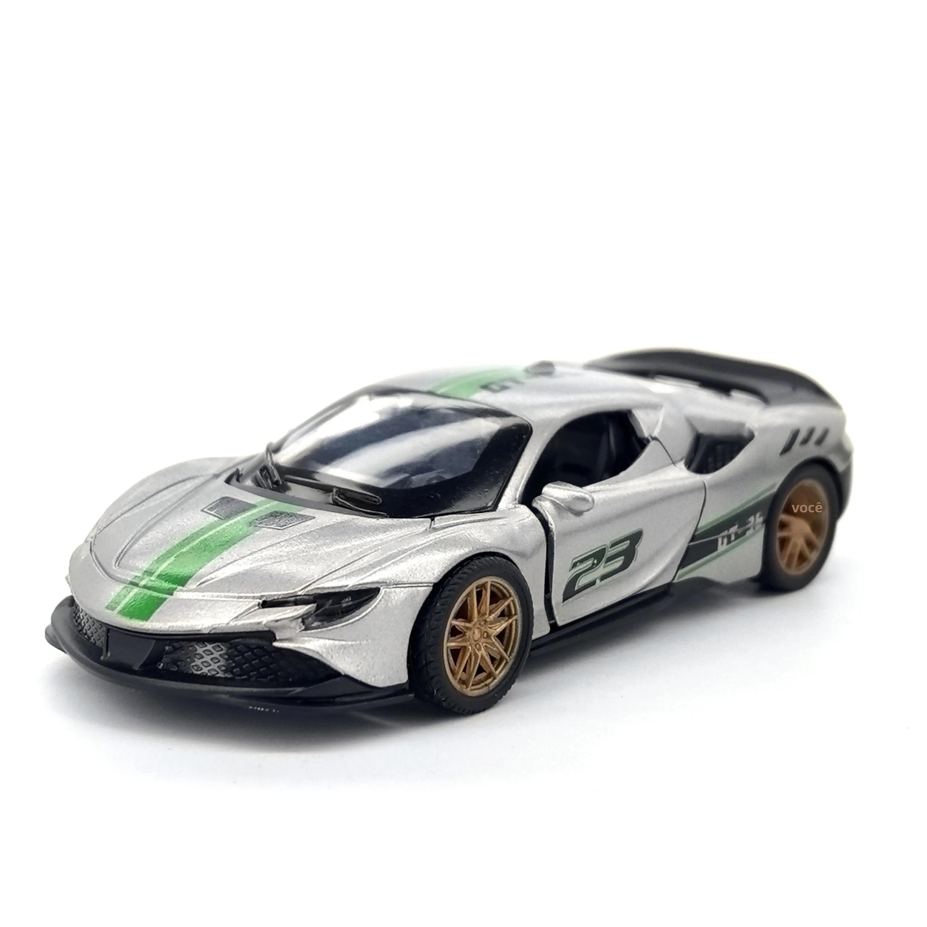 Brinquedo de simulação de carro de liga para meninos, modelo de jogo infantil, mini veículo realista, presente infantil colecionável