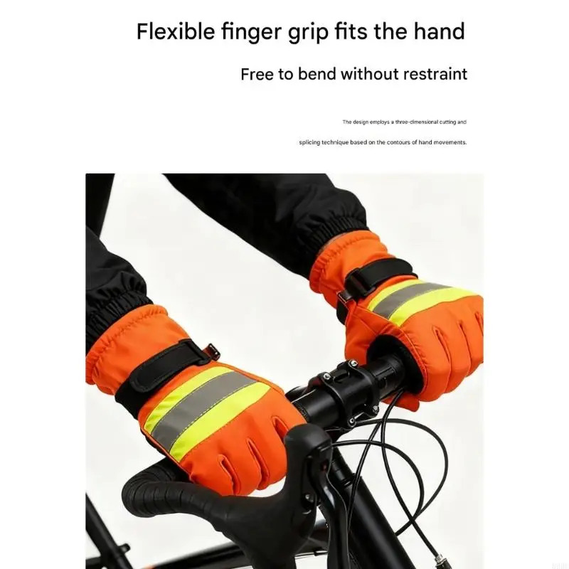 All Weather Protective Insulated Thick Gloves Resistant to Water Snow Wind for Skiing Commuting Various Outdoor Scenario 896C