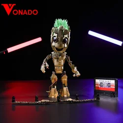 Vonado LED Light Kit For 76217 I am Groot Building Blocks Set (NOT Include the Model) Bricks DIY Toys For Children