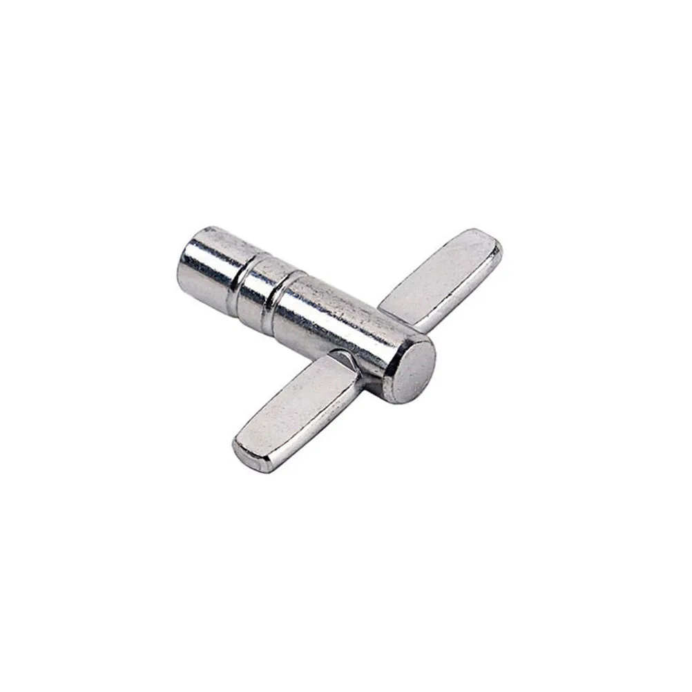 

2Pcs T Shaped Drum Key Wrench Fast Loading Unloading Continuous Motion Drum Tuning Essential Tool Silver Hand Drummer Wrench