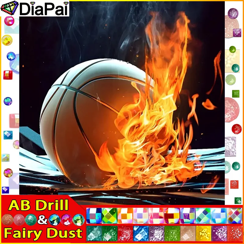 DIAPAI Fairy Dust AB Square/Round Drill 5D DIY Diamond Painting