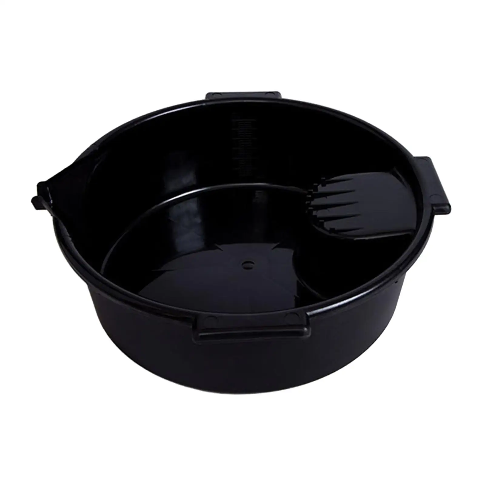 6L Oil Drain Container receiving basin Easy Cleaning for car truck motorcycle repairs Lightweight Oil Change Pan Fuel Drain pan