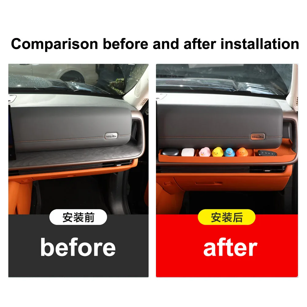 Fit For GWM H10 HAVAL H10 Instrument Panel Storage Pad Automotive Parts Front Passenger Silicone Pad Expand Storage Space