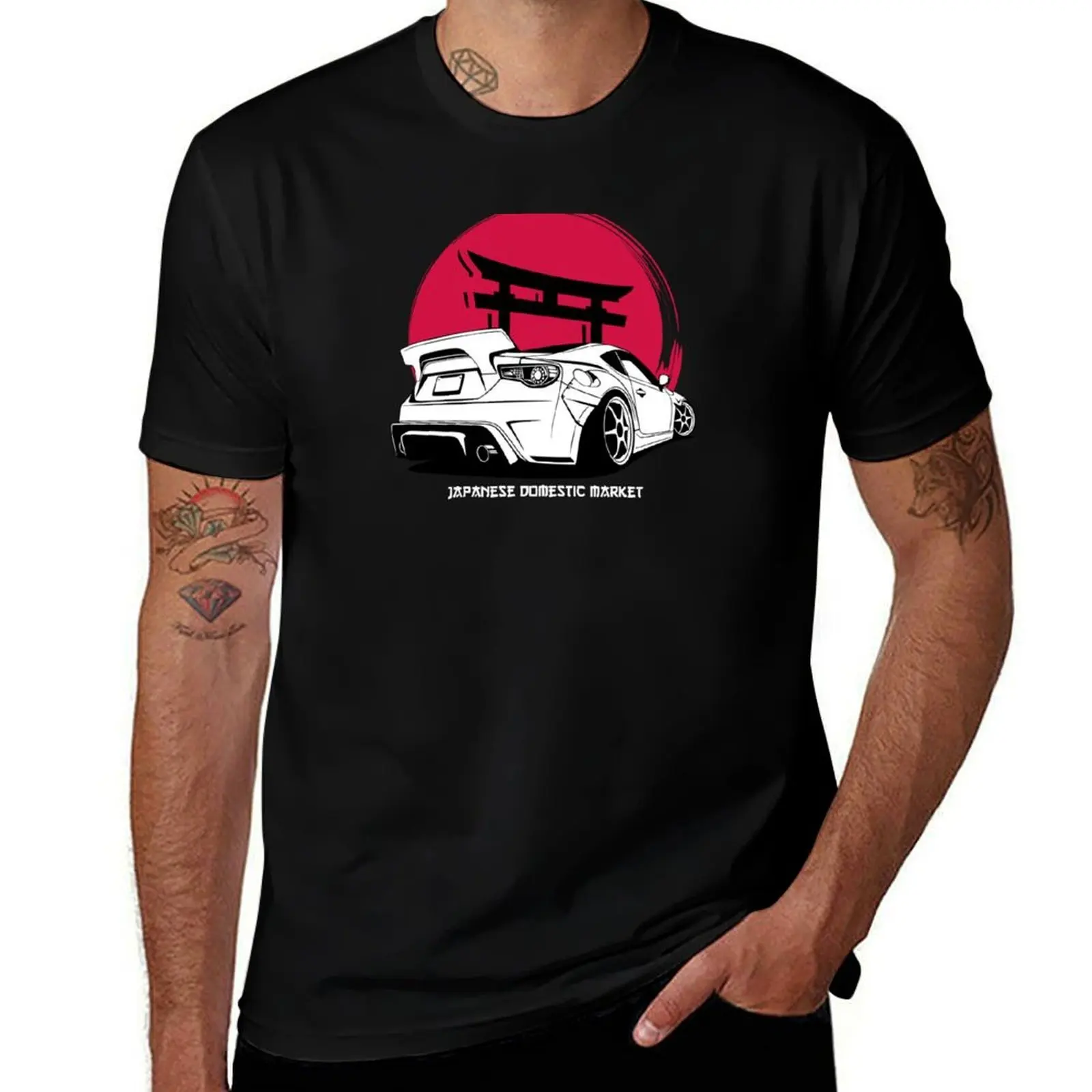 JDM Tuning & Drift Car GT 86 Fan T-Shirt Large Size Soft Cotton T-Shirt