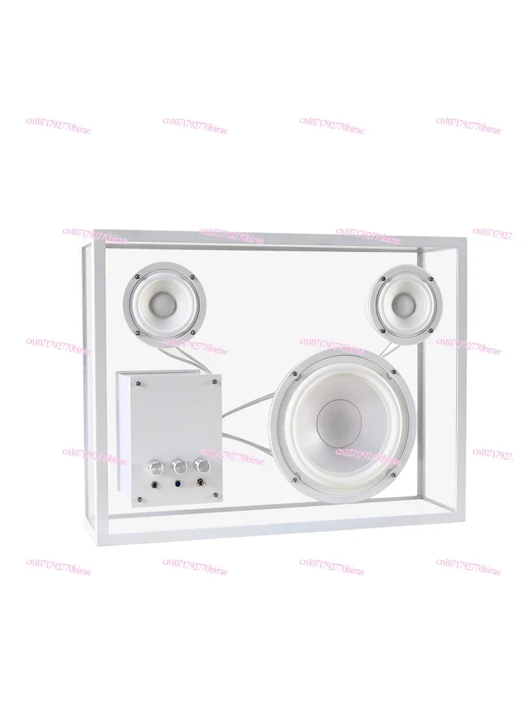 Transparent Audio Ornament E-sports Room Creative Birthday Gift Living Room Nordic White Square Acrylic Bluetooth Speaker